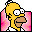 Folder Pink Homer Icon